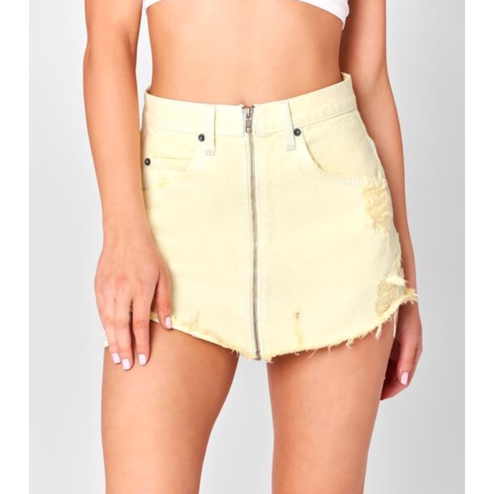 CARMAR front zip skirt LF